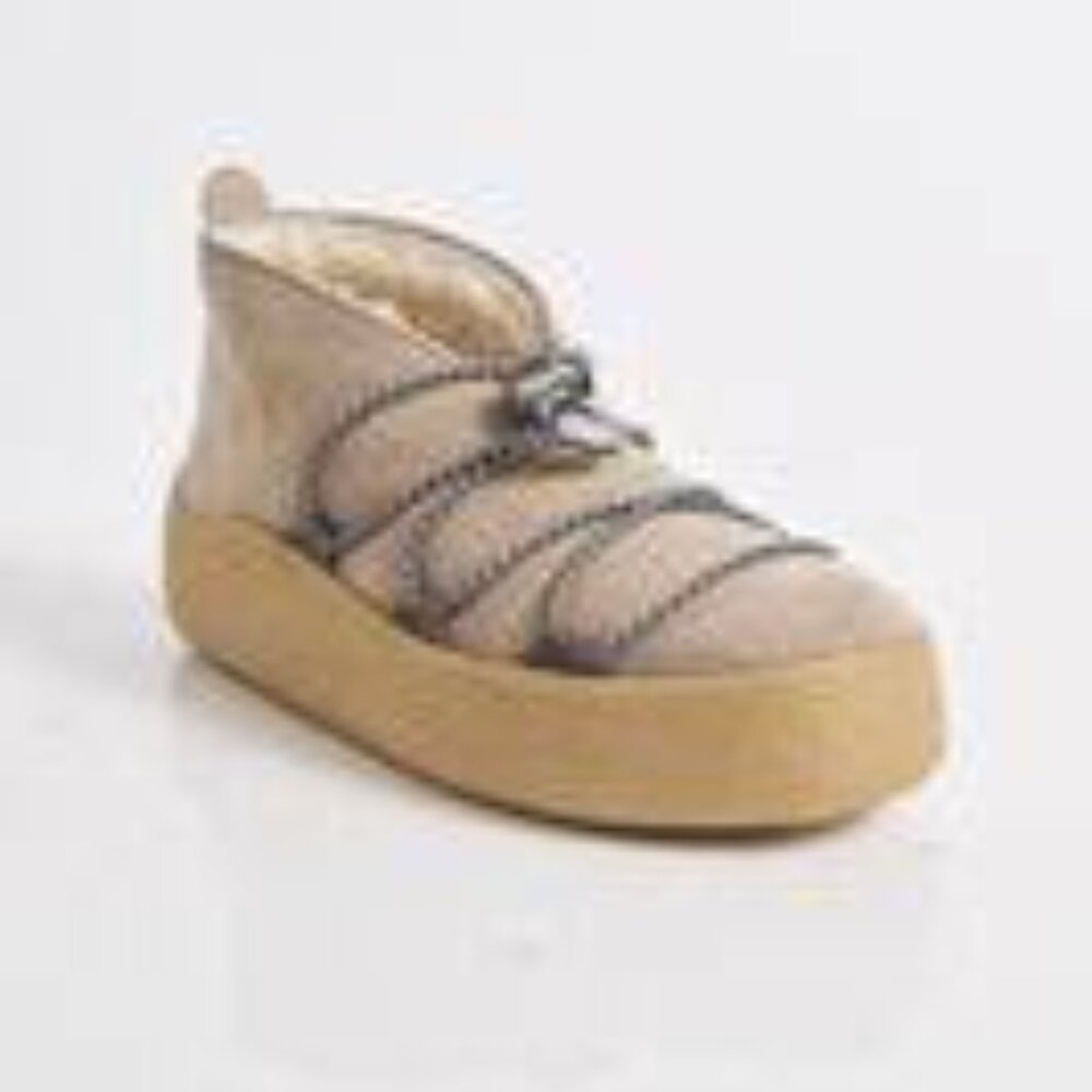 Free People Snowdrop Micro Genuine Shearling Boot